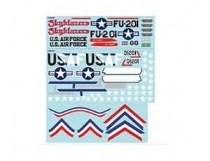 FMS F-86 " Sky Blazer " 80mm EDF Jet Decal Set  